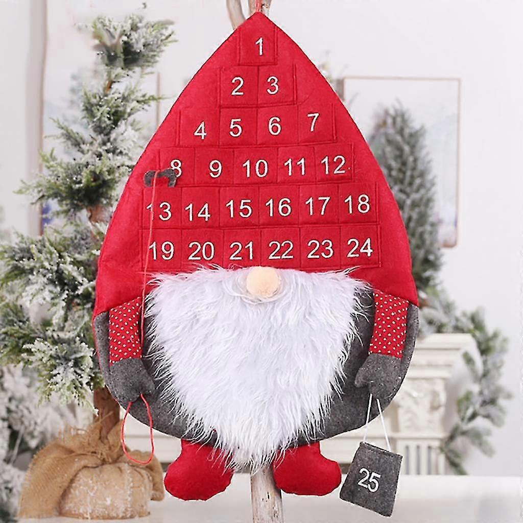 Christmas Advent Creative Calendar - Nordic Forest Old Man Rudolph Countdown
