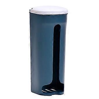 Soporte para bolsa de plástico,Dispensador de bolsas de basura de cocina, Portarrollos,Bolsas de supermercado Almacenamiento de montaje en pared
