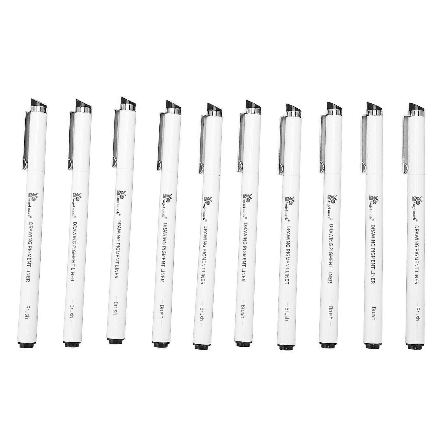 10PCS vedenpitävät mikrolinjakynät vahva peitto mikrolinjakynät verenvuodonestoväriset mangakynät