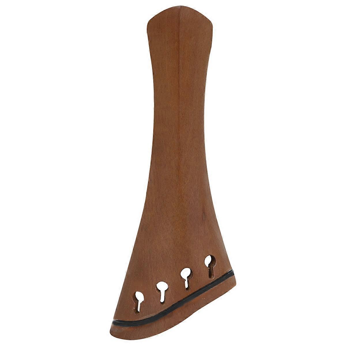 Violin Beveled String Board, Ebony and Jujube String Board, 4/4 High-End Violin Accessories Brown