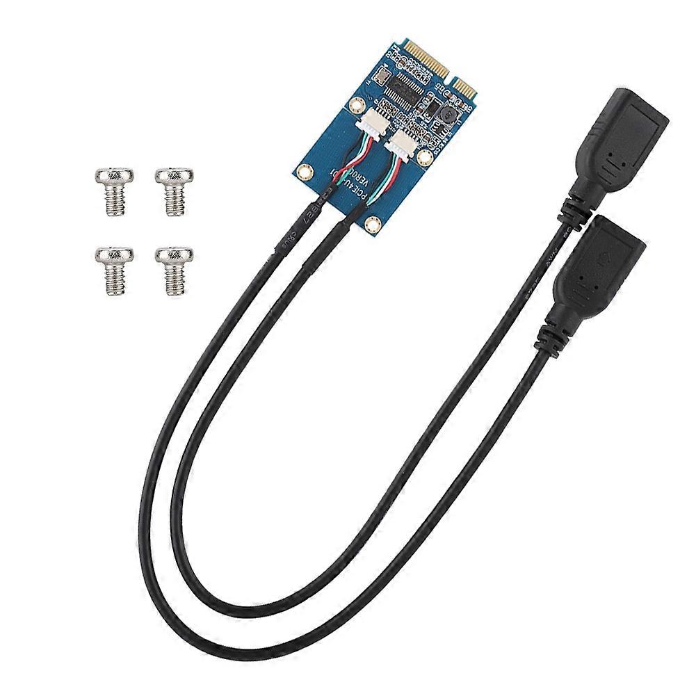 MINI PCI-E to USB2.0 Converter Extender Card Laptops Motherboard  Expansion Adapter Card