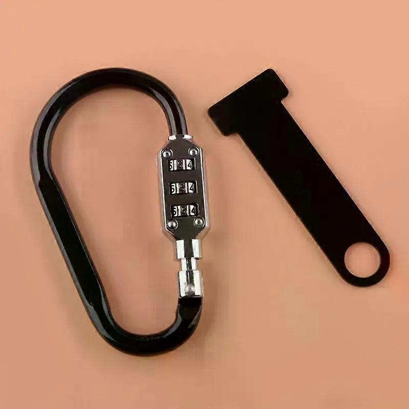 3 Digit Dial Combination Code Number Lock Padlock Electric Motorcycle Locks Helmet Hat Anti-theft Scooter Riding Hooks Gear