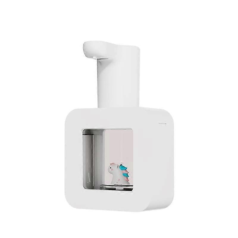 400ml Touchless Foaming Soap Dispenser USB Rechargeable Automatic for Bathroom Kitchen Use Modern Design