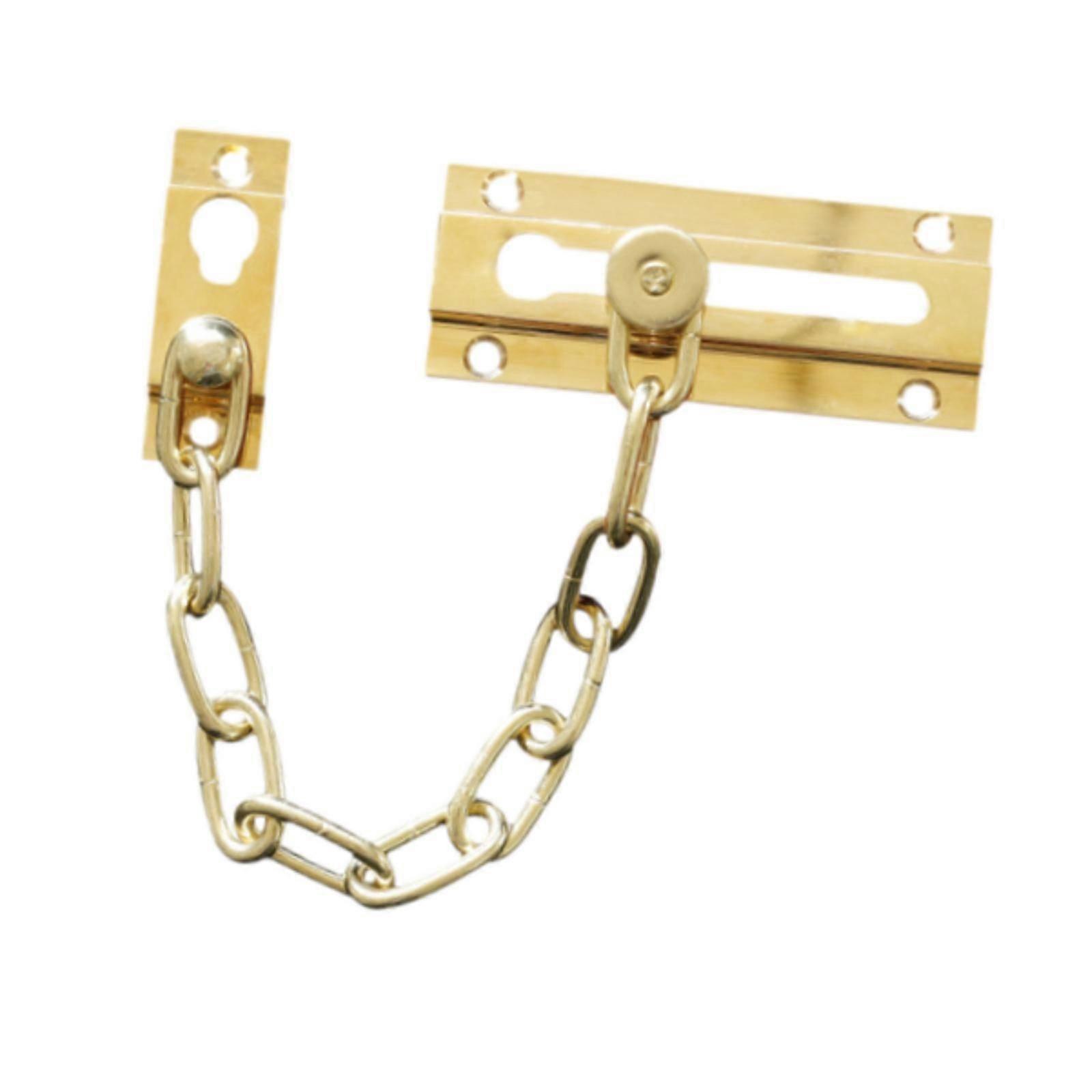 Door Chain Locking Protection Brass Door Lock for Home Inside Door Apartment