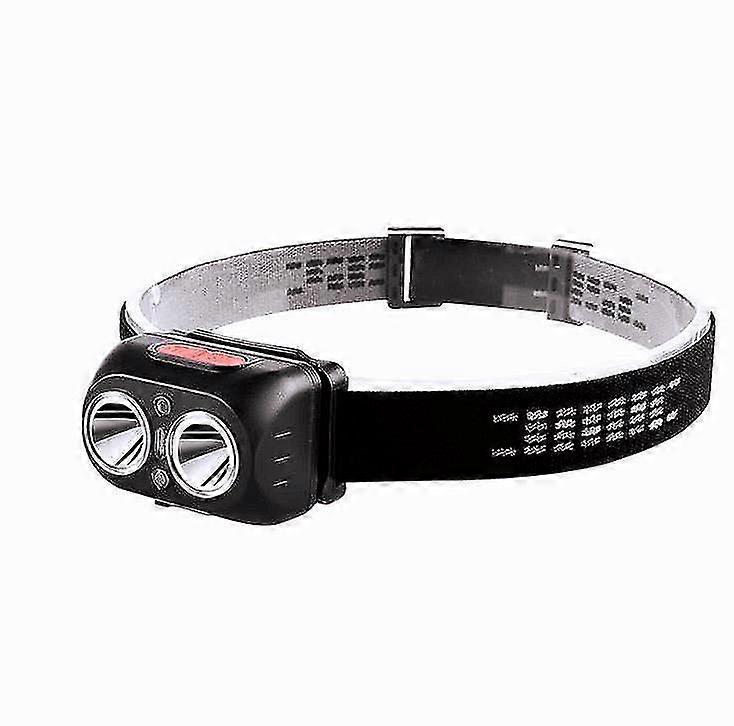 Headlamp led work headlight flashlight induction night ultra-light power display