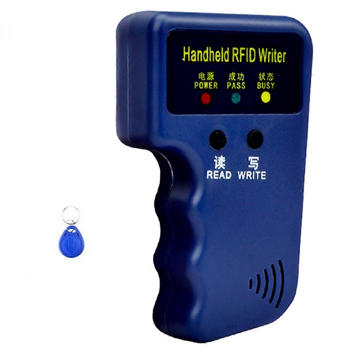 125Khz αναγνώστης καρτών RFID + 1 Keyfobs κιτ φωτοαντιγραφικό συγγραφέας Duplicator προγραμματιστής αντίγραφο καρτών ταυτότητας EM4305 T5577 κάθε εγγράψιμο ετικέτες