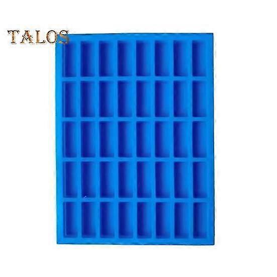 Ice Lattice Mold Food Grade DIY Baking Reusable Convenient 40 Gird Round Edge Cake Mould Pastry Tool