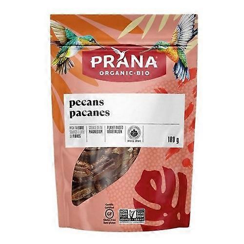Prana Organic Pecans Raw, 180 Grams (Case Of 6)