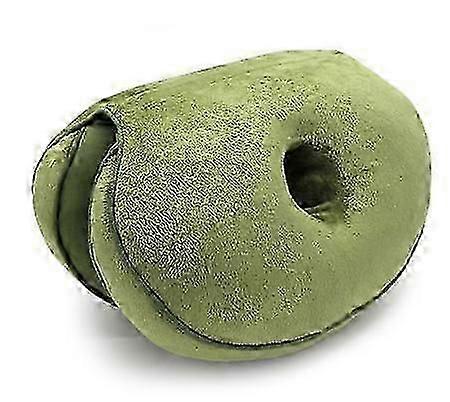 Office Lumbar Cushion Plush Buttocks Cushion Fart Cushion Fold Dual-use Cushion Pillow