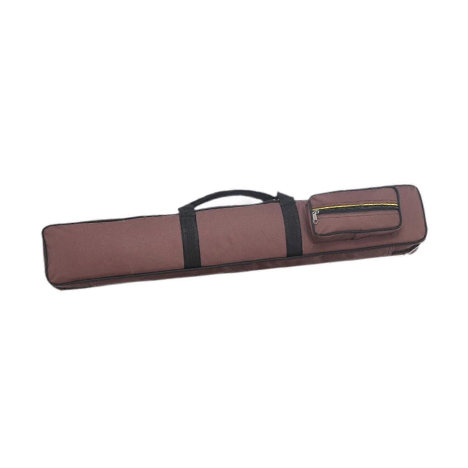 Billardqueue-Etui 1/2 Snooker Billardqueue-Etui Leicht zu transportierende Poolqueue-Tasche Schwarz