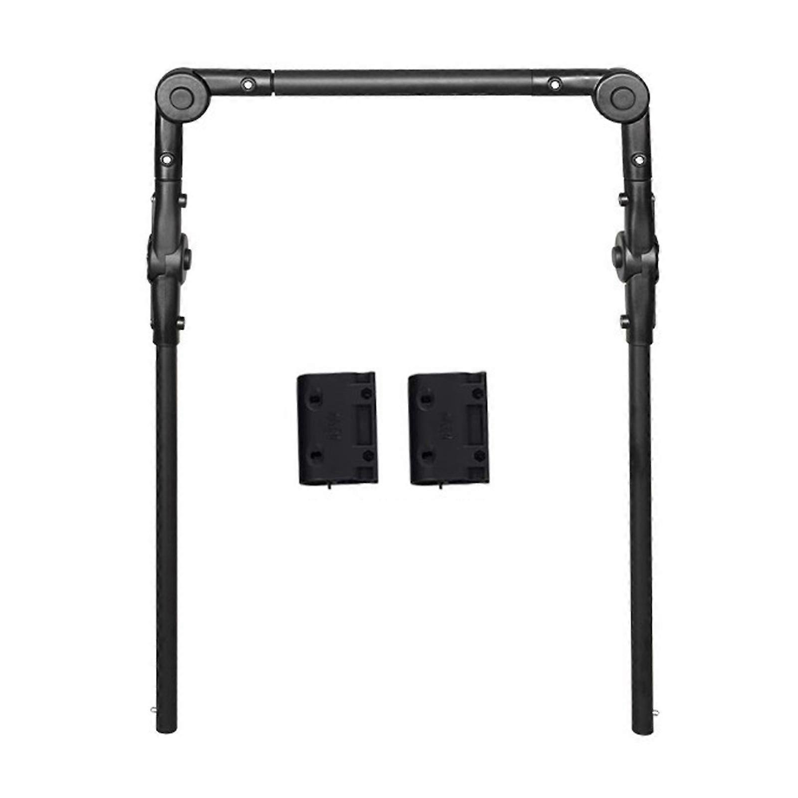 Wagon Handle Folded Camping Wagon Attachment with Square Frame Push Pull Bar