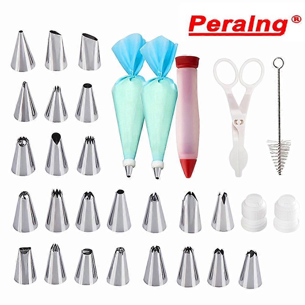 Decorating Tip For Multi-Functional Use, Stainless Steel Frosting Piping Kit, Enhance Your Baking Experience With Seamless Precision, Ideal For DIY