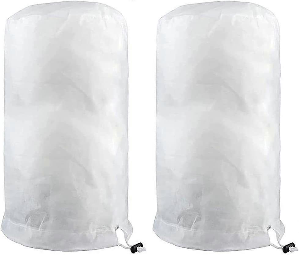 식물 커버 서리 방지 가방 겨울 재사용 가능한 식물 재킷 2 개 23 "x 31"