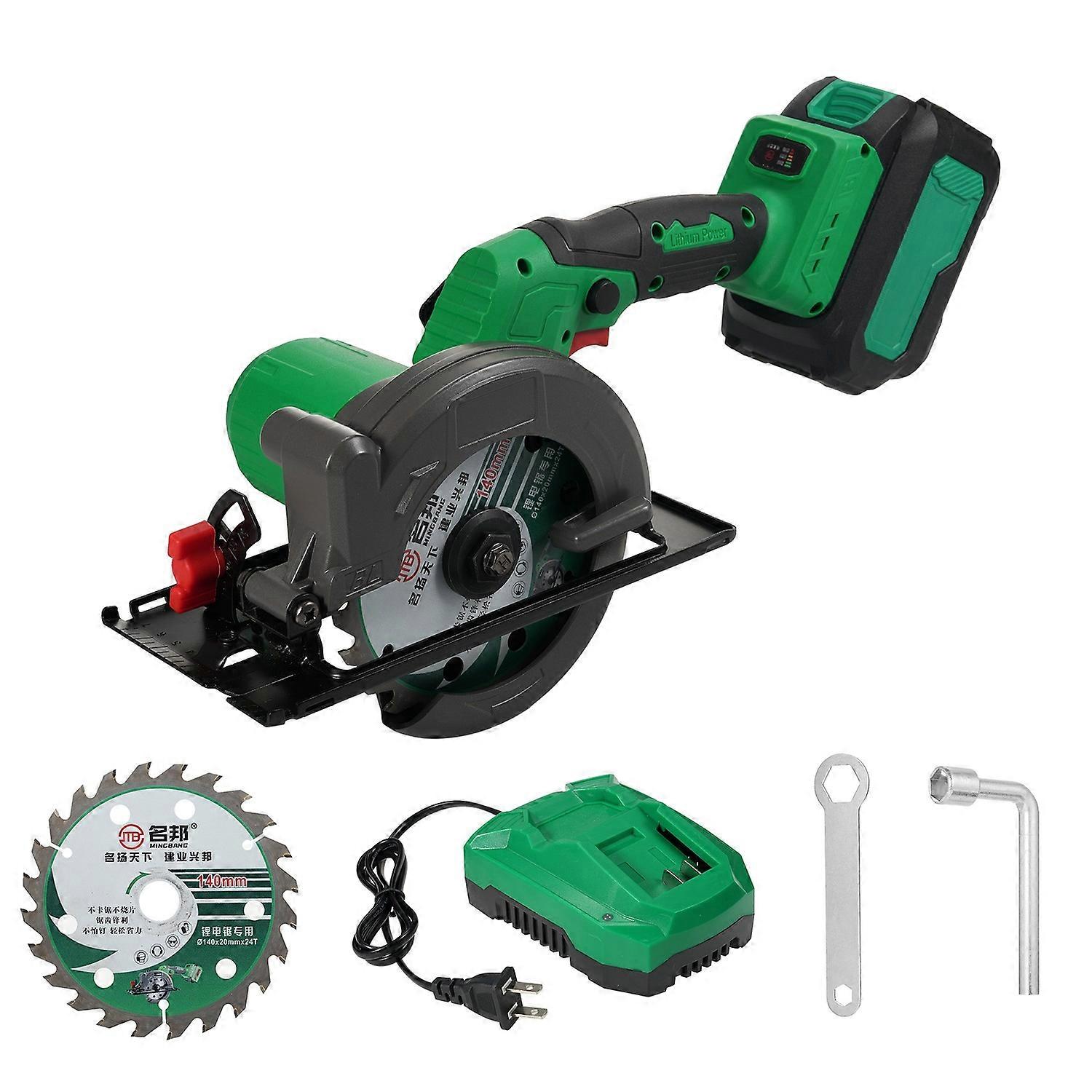 20V Brushless 5-1/2'' 140mm Compact Circular Saw (5500 RPM), 6.0Ah Battery and Compact Charger Inclu