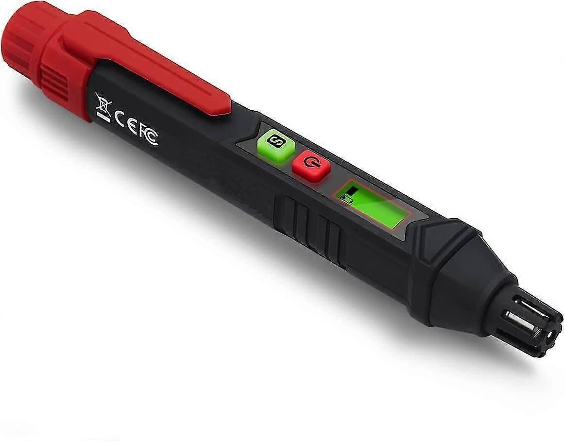 Gas leak detector with audible and visual alarm
