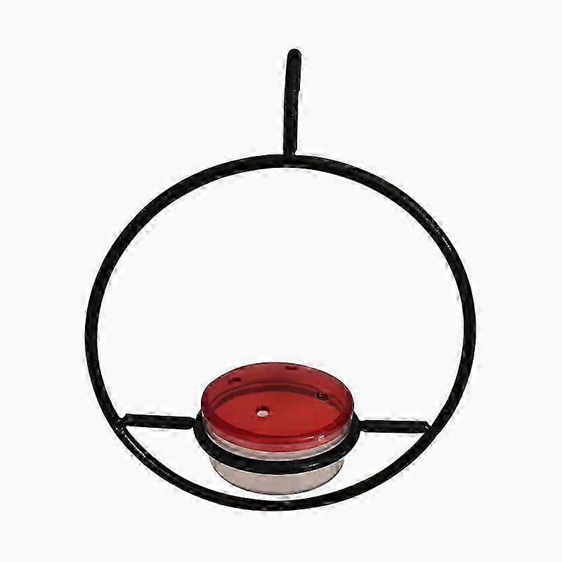 Hummble Bold Hummingbird Feeder Hanging Hummingbird Feeder with Red Glass Bowl Outdoor Decor for Garden Backyard Patio and Deck