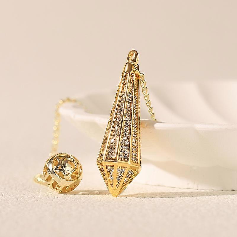 Dowsing Pendulum Brass Divination Meditation Spiritual Tool