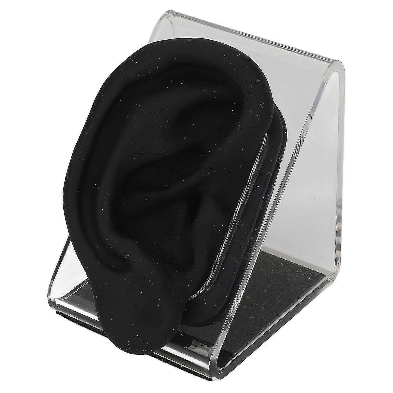 Silicone Ear Model Simulation Soft Silicone Single Human Ear Mould for Practice Acupuncture Earring Display
