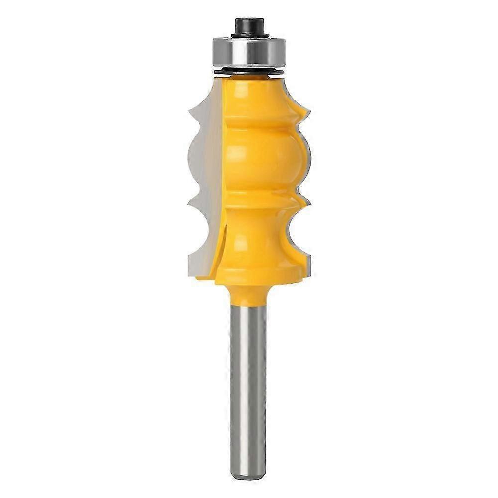 Architectural Molding Router Bit Decorative Line Carving Drilling Bit Corner Profile Cutting Milling Cutter 1/4 Shank