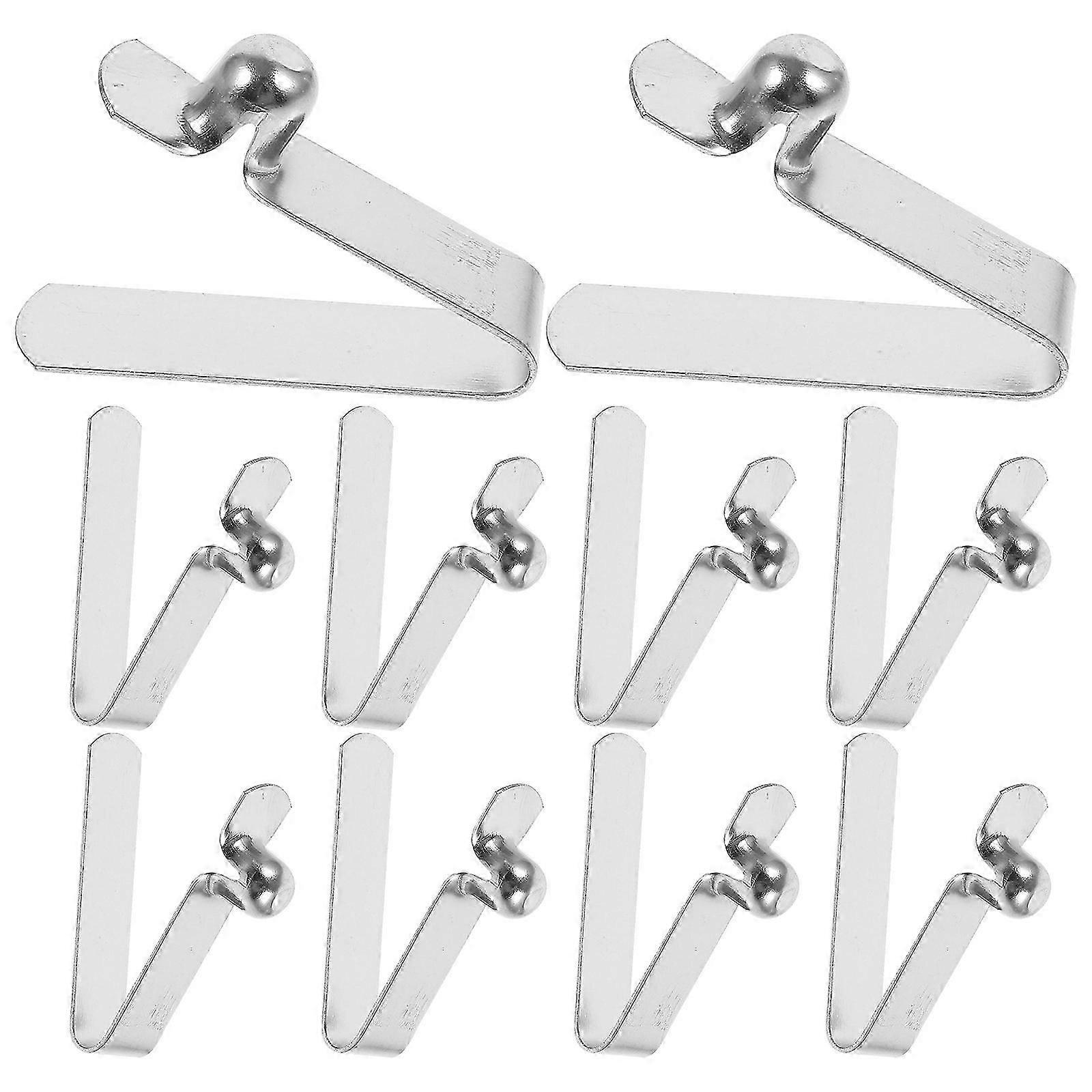 10pcs Pole Clips Pole Push Buttons Spring Snap Clips Umbrella Repair Accessories