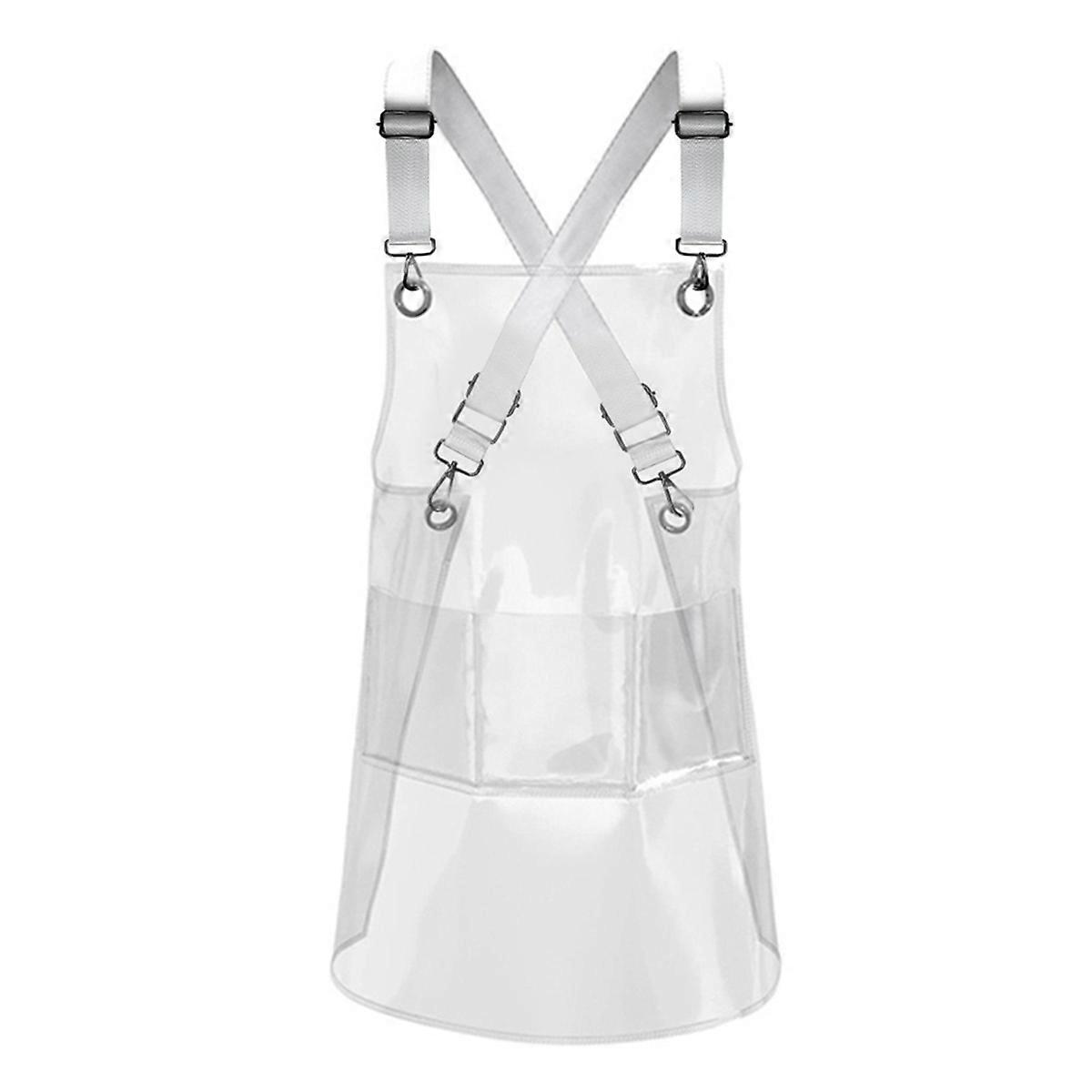 Kitchen Hair Salon Barber Apron with Pockets A