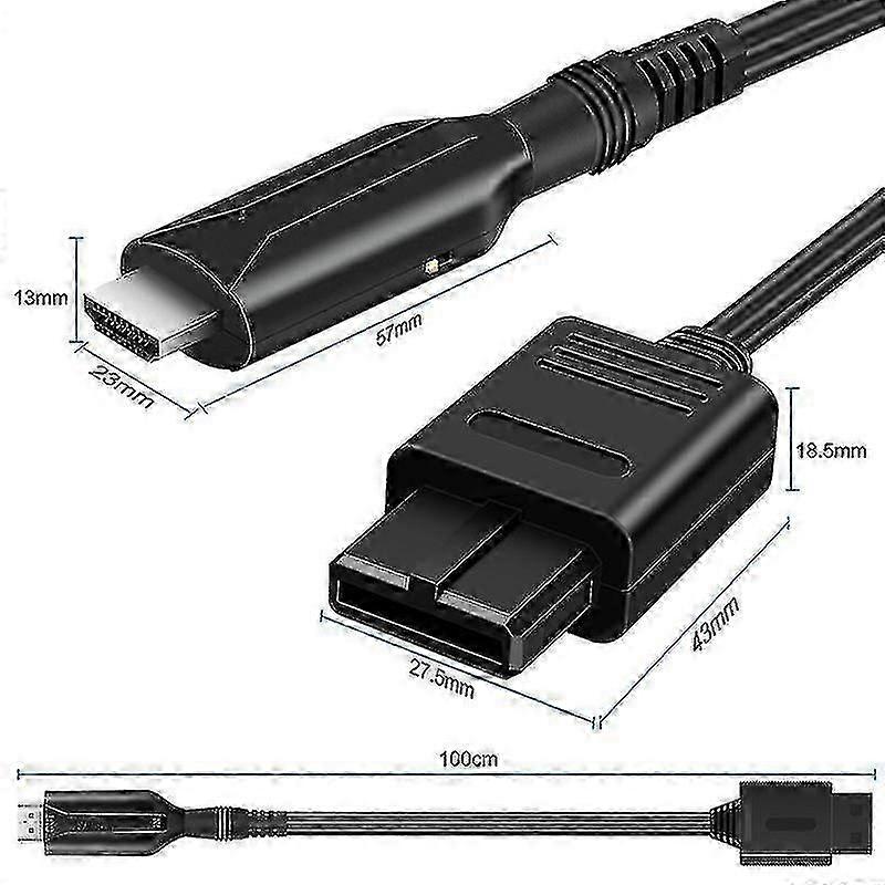Convertitore Da PS1/PS2 A HDMI 1080p – Cavo Adattore Audio/Video Per Console Sony