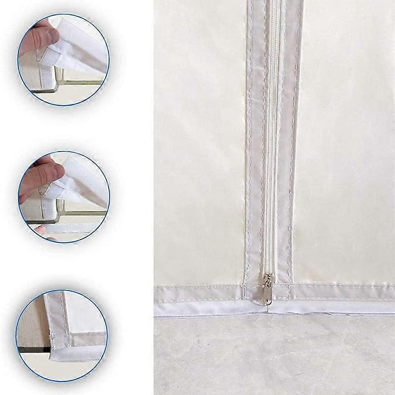 AirLock Window Seal,with Zip and Adhesive for Mobile AirConditioning