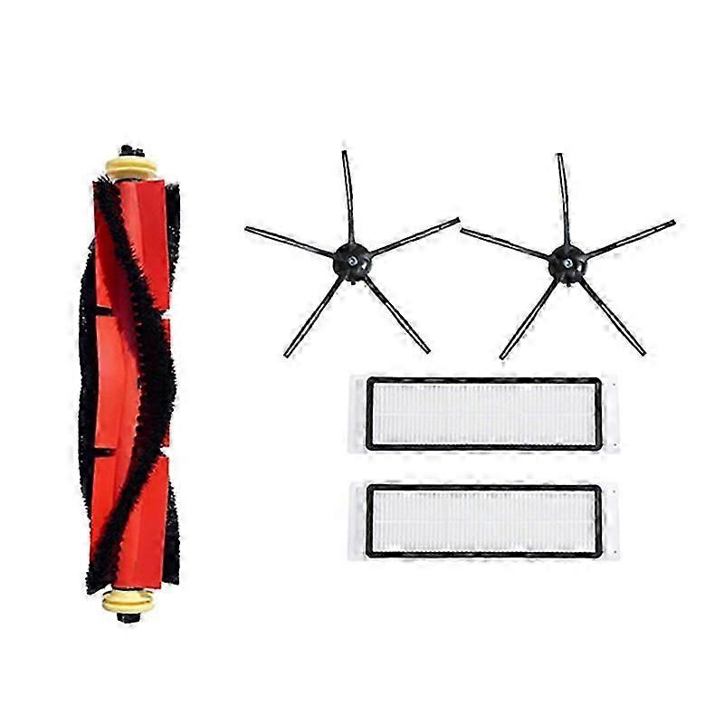 5 Set Replacement Parts Compatible for Xiaomi Roborock S5 Max S6 S60 S5 S50 T6 Mop Black Side Brush