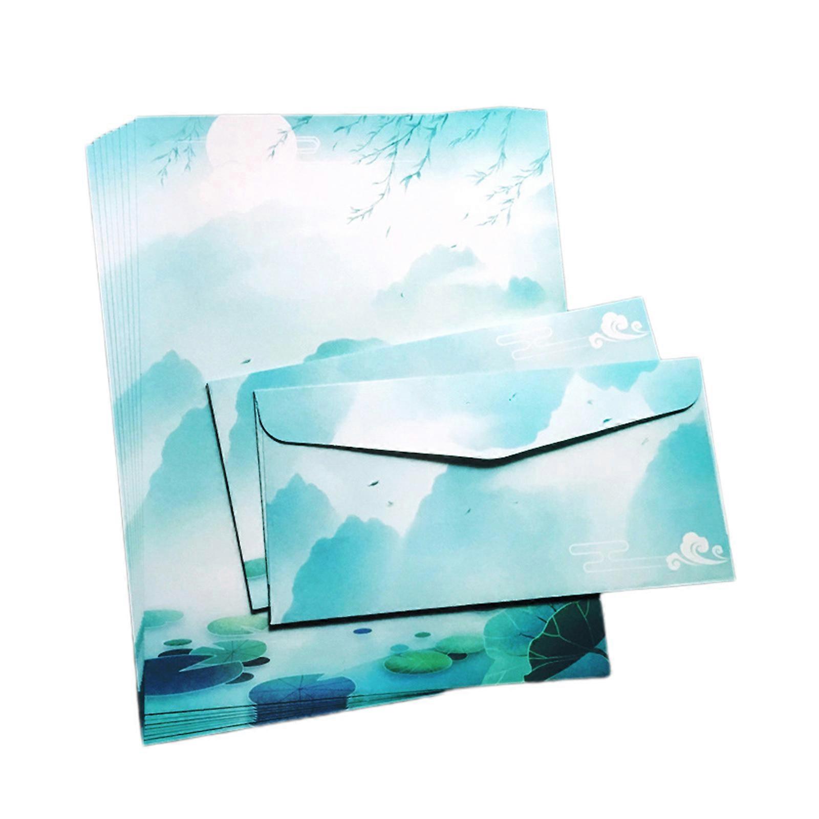 Writing Letter Paper Printer Friendly Traditional Stationery Paper and Envelopes Set 8x Writing Paper with 4x Envelopes