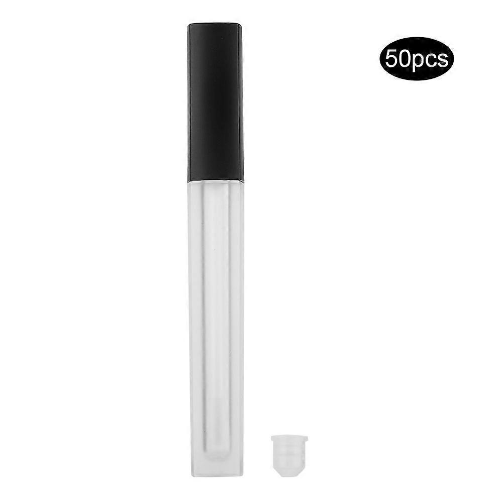 50pcs Empty Refillable Lip Gloss Bottle DIY Lip Oil Tube Container Makeup Tool (4.5ml/pc)