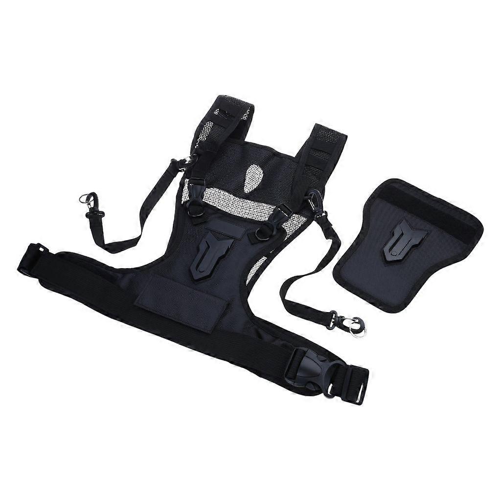 Double Camera Harness for All DSLR Models with Detachable and Foldable
