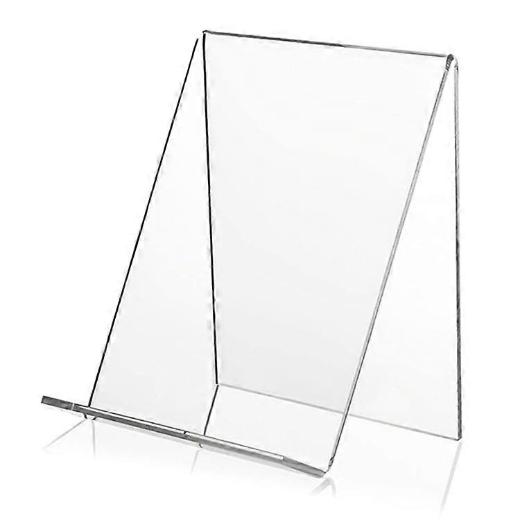 2 PCS Acrylic Display Stand Transparent Book Shelf Photo Frame Holder 100 x 115 x 130mm
