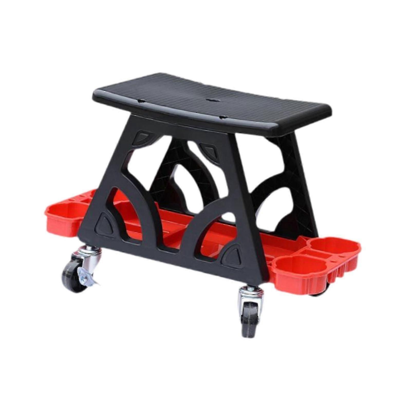 Rolling Garage Stool Car Detailing Chair for Car Cleaning Workshop Home
