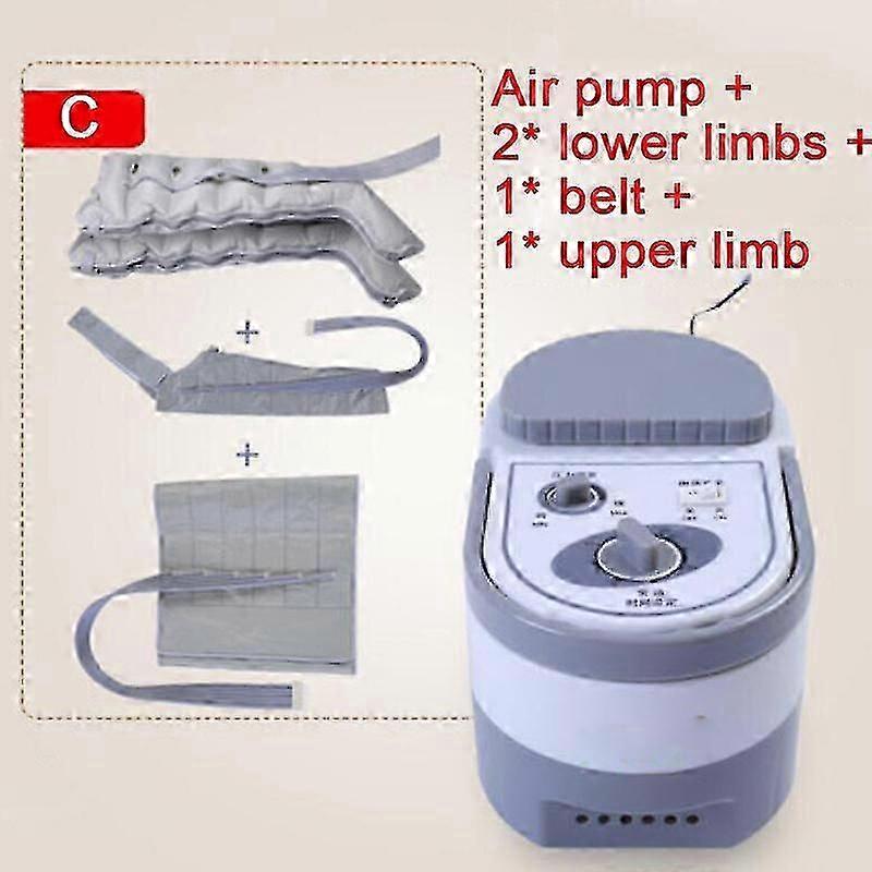 6 Cavity Air Wave Massage Pressotherapy Professional Physiotherapy Air Pressure Automatic Cycle Air Compression Massage Machine
