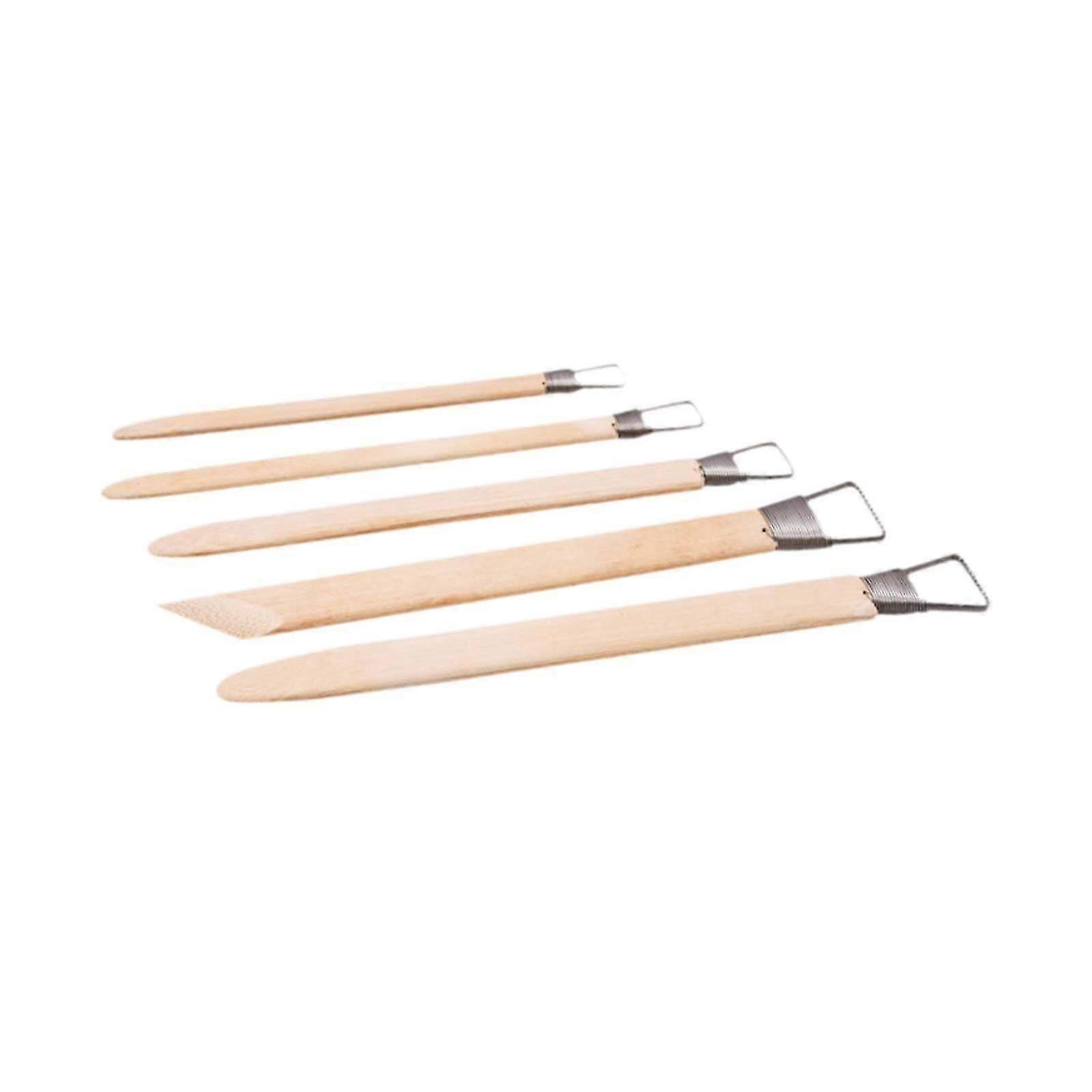 5 Pieces Clay Modelling Shaping Knives Kit for Carving Bowls