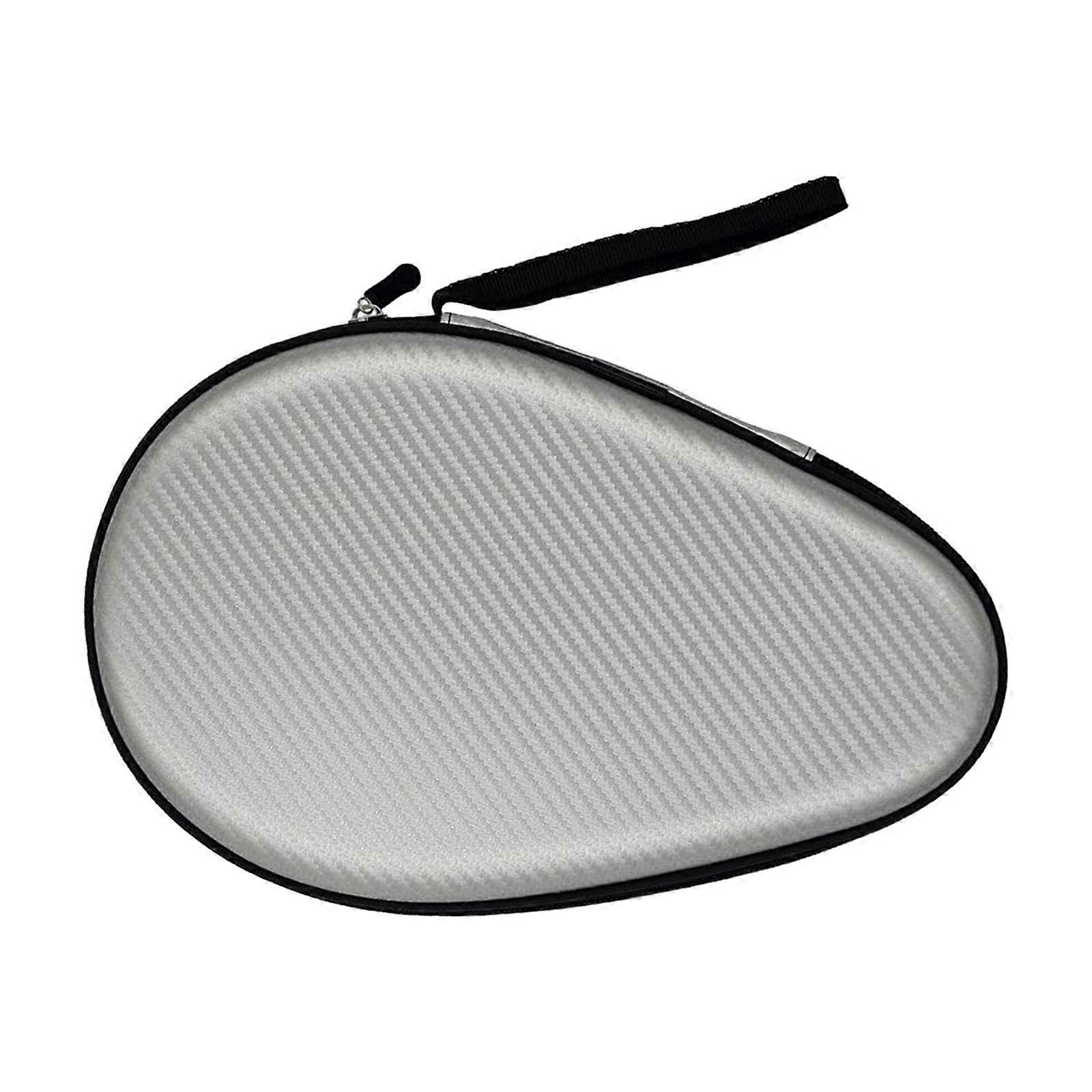 Table Tennis Racket Bag EVA Wear Resistant with Zipper Reusable Table Tennis Protector Ping Pong Paddle Bag for Travel