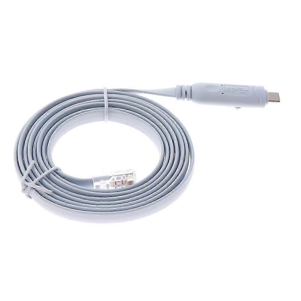 5.9ft USB Type-C 3.1 to  Flat Adapter Console Cable for Cisco Router