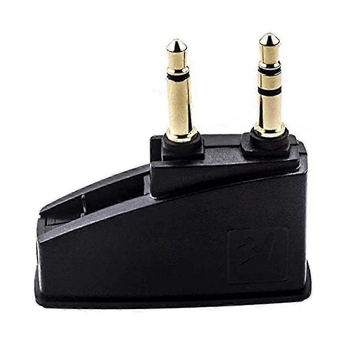 Flight Headphone Adapter 3.5 Mono Plug to 2X3.5 Plugs Compatible with QC45 QC35 QC3 QC25 QC20 Headph NN