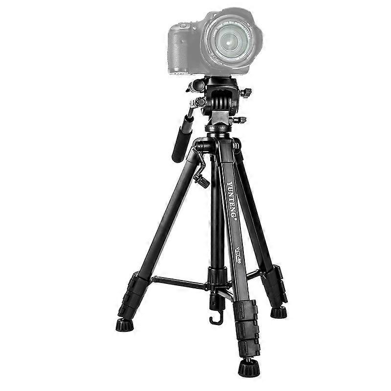YUNTENG VCT-80 Βάση τρίποδου αλουμινίου με κεφαλή απόσβεσης