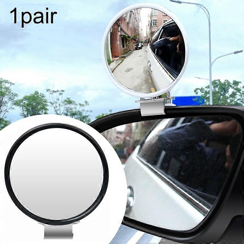 1pair Car Rearview Auxiliary Mirror Blind Spot Viewing Mirror