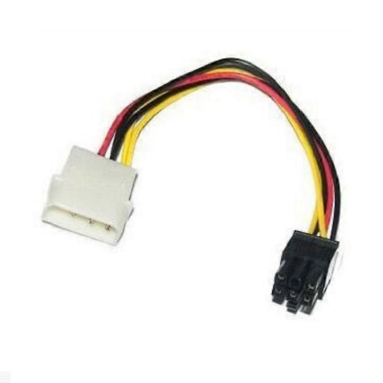 Graphics card power cord 4PIN to 6PIN 6P to 4P transfer cable Computer graphics power supply cable3pack