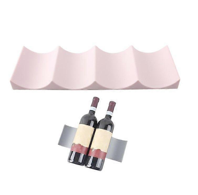 Jääkaappipullon pidike, viinipullon pidike, jääkaappipullon säilytys, viinipullon pidike, muovinen viiniteline jopa 10 pullolle, keittiön kaappiin, frid