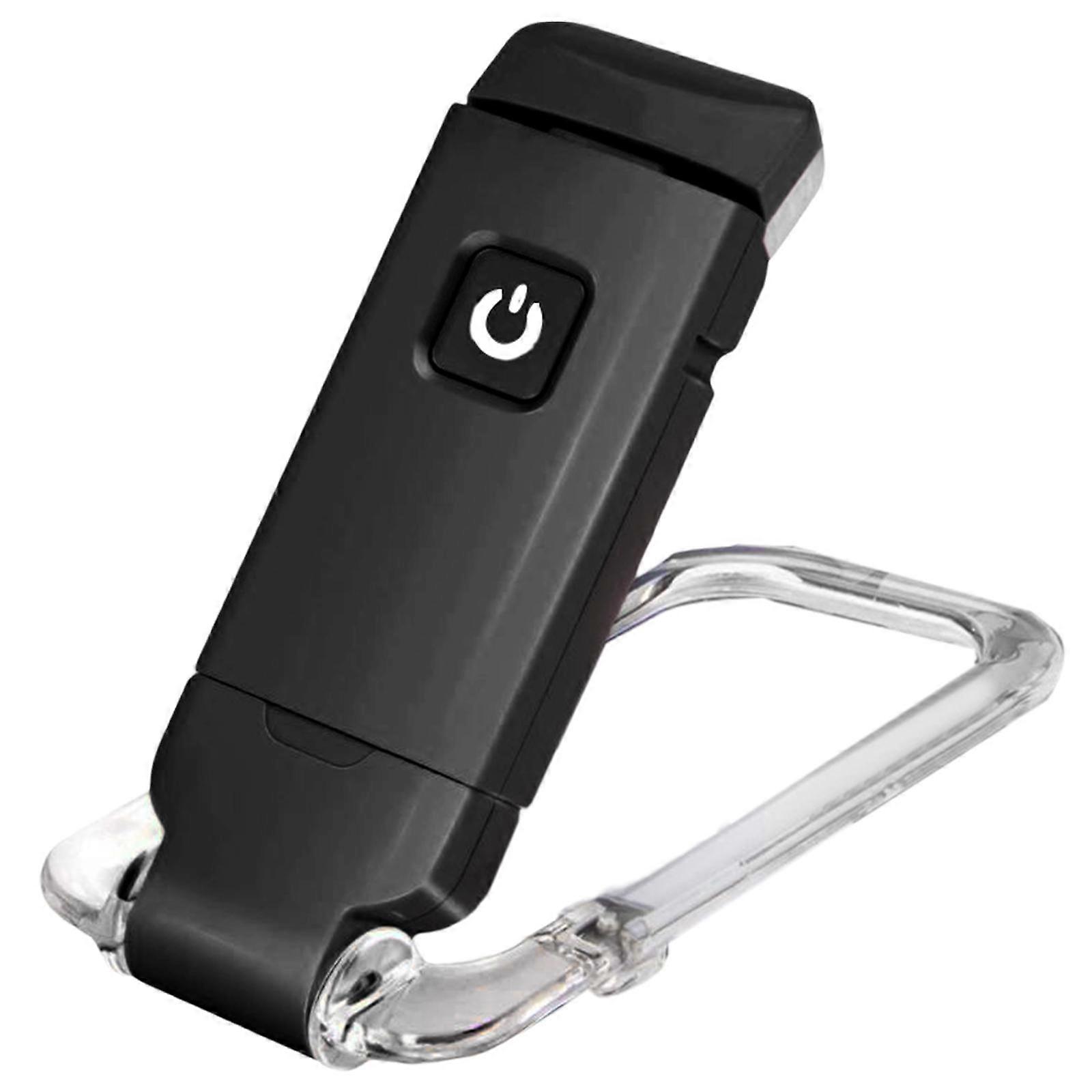 LED Night Light Flexible USB Rechargeable Reading Lamp for Reader Black