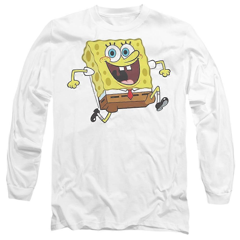 SpongeBob SquarePants Unisex dospělé šťastné běžecké tričko