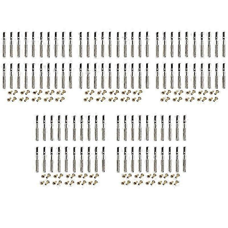 100 Pcs Lyre Harp Tuning Pin Nails With 100 Pcs Rivets Set For Lyre Harp Small Harp Musical Stringed Instrument