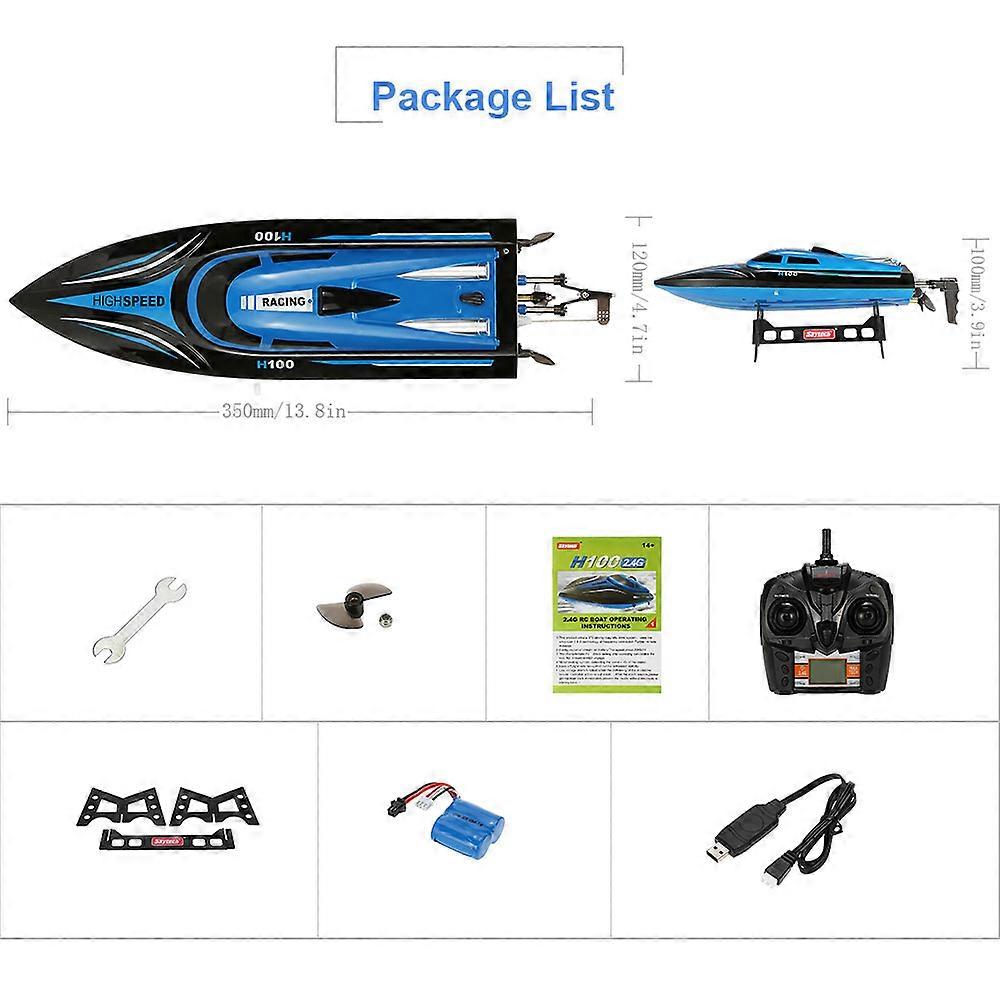 Skytech H100 2.4G Remote Controlled 180° Flip 20KM/H High Speed Electric RC Boat