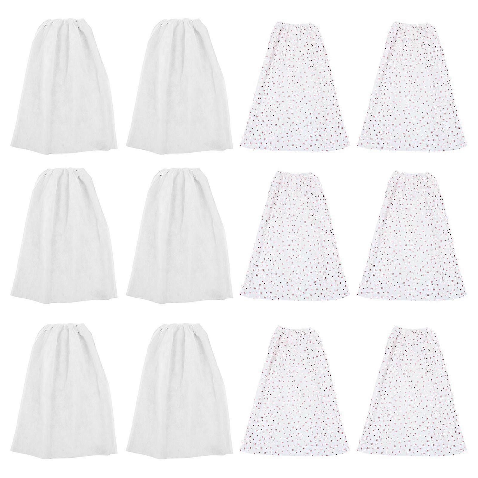 20pcs Multi-purpose Disposable Bath Skirts Non-woven One-time Shower Skirts