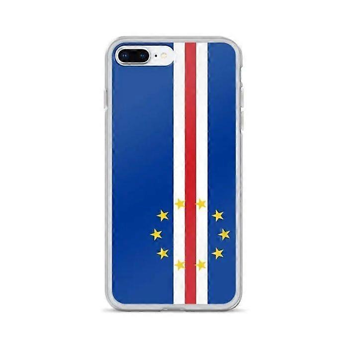 iPhone Case - Cape Verde - Flag - Flexible - Multicolor - Clear TPU