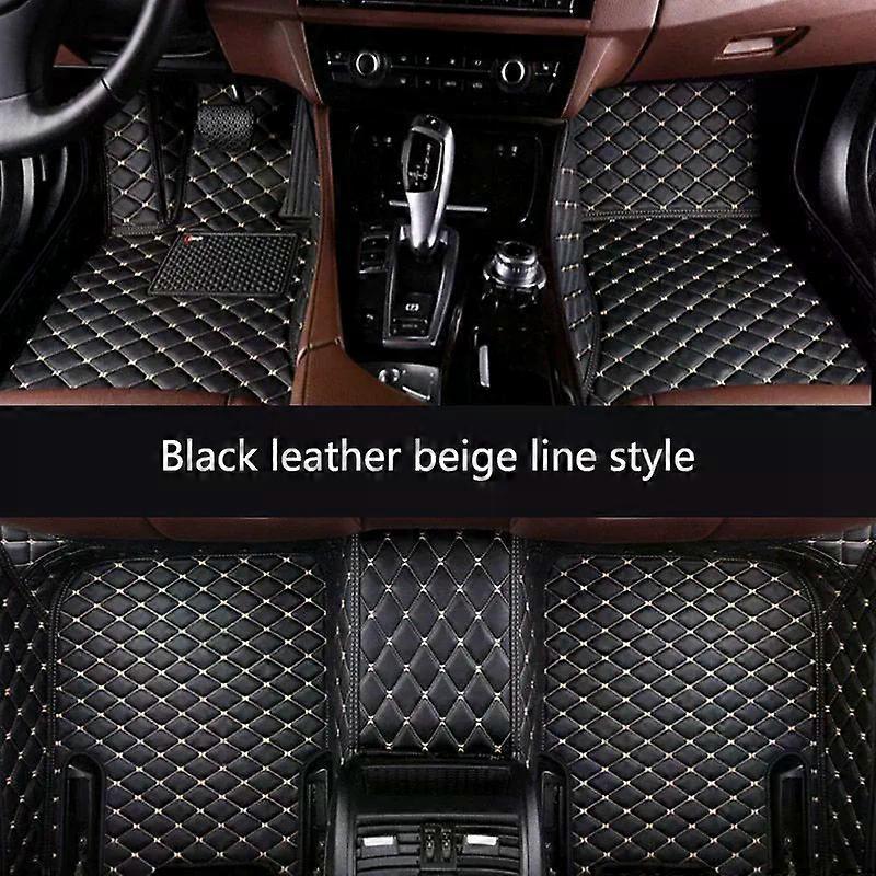 För Buick GL6 2018-2020 Konstläder Bil Golvmattor Auto Interiör Detaljer Tillbehör Matta