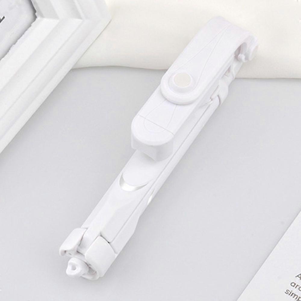 Extendable Selfie Stick Tripod With Detachable Wireless Remote-White